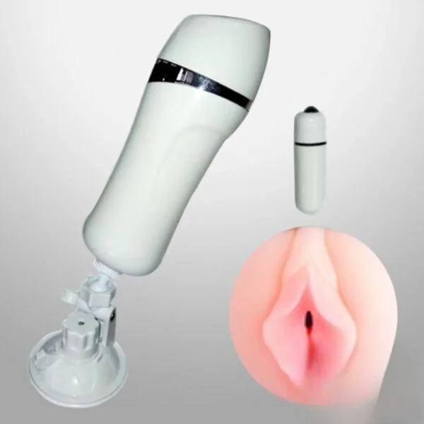 COMFORTABLE WATERPROOF HANDS FREE VIBRATING MALE STROKER