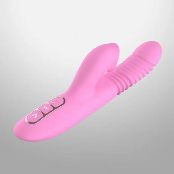 HEATING 3 LAYER TONGUE LICKING TOY NIPPLE SUCKING CLITORIS STIMULATE VIBRATOR