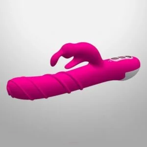 KHALIFA SILICONE RABBIT VIBRATOR-USB RECHARGEABLE