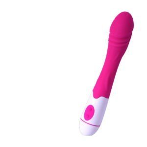 Pink Silicone G-Spot Massage Vibrator For Women