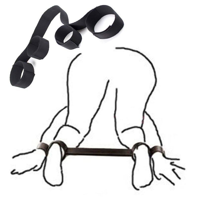 Adjustable Handcuffs Ankle Nylon Straps Fetish Sex Products