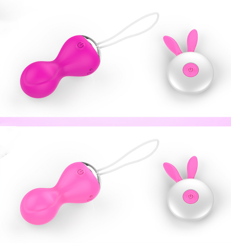 Silicone eggs for pelvic exercises, wireless sex toy with remote control