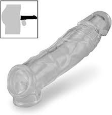 CRYSTAL PENIS SLEEVE TEXTURED EXTENSION