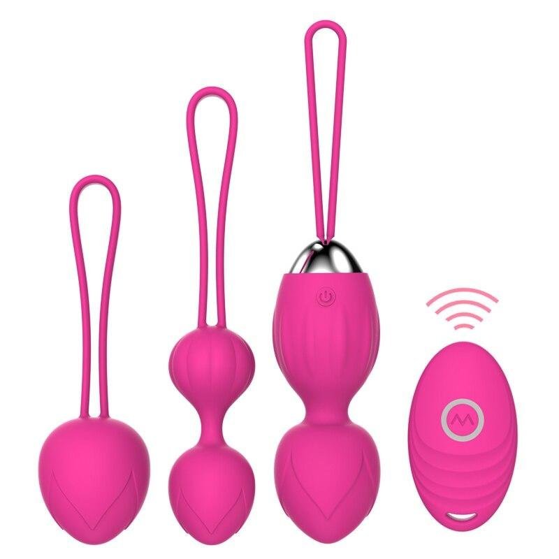 Wireless Remote Vibrating Eggs Ben Wa Balls Vibrator Kegel Ball